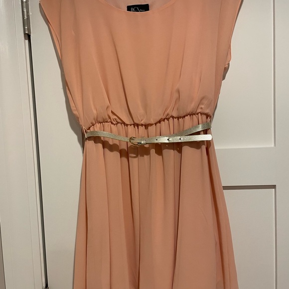 BCX Dress. Size M. Peach colored. Optional gold belt. - Picture 7 of 8